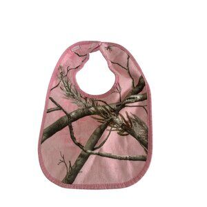 Real Tree Infant Baby Drool Feeding Bib Pink One Size
